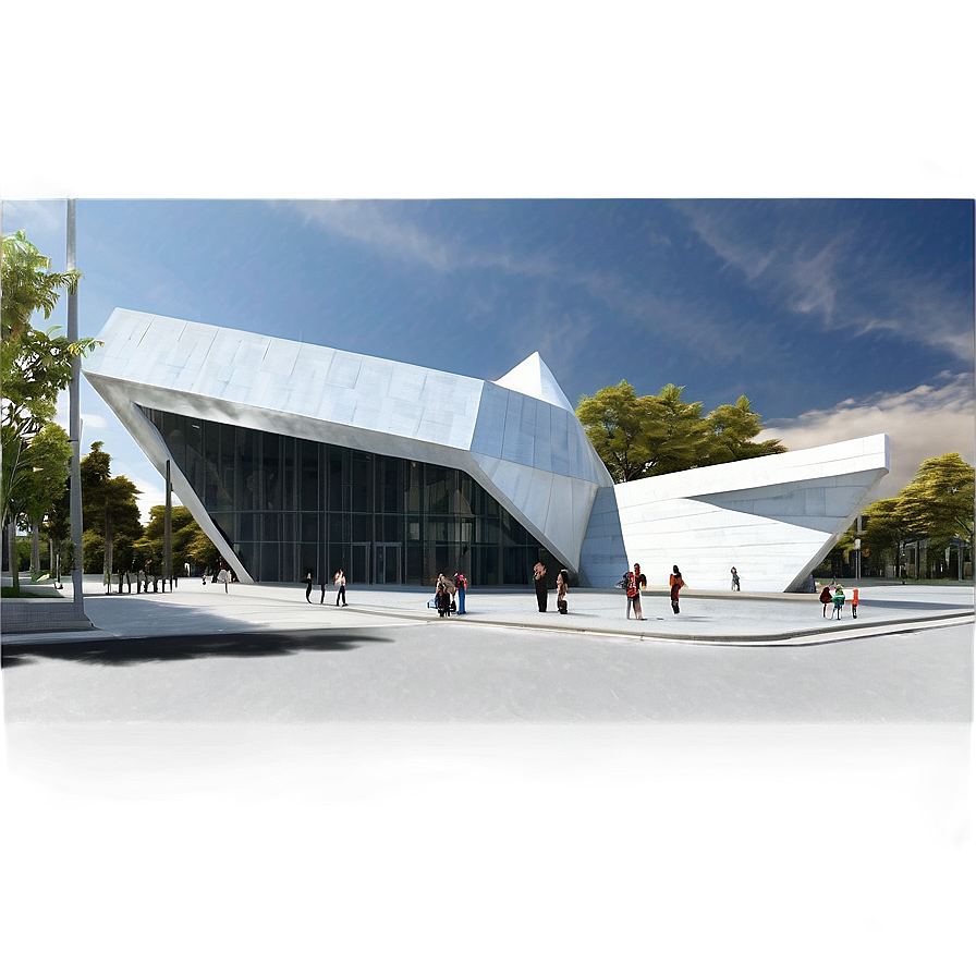 Contemporary Museum Building Png Uql65 PNG image