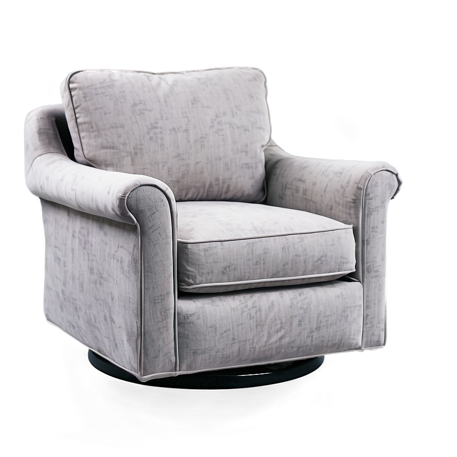 Contemporary Swivel Armchair Png 06262024 PNG image