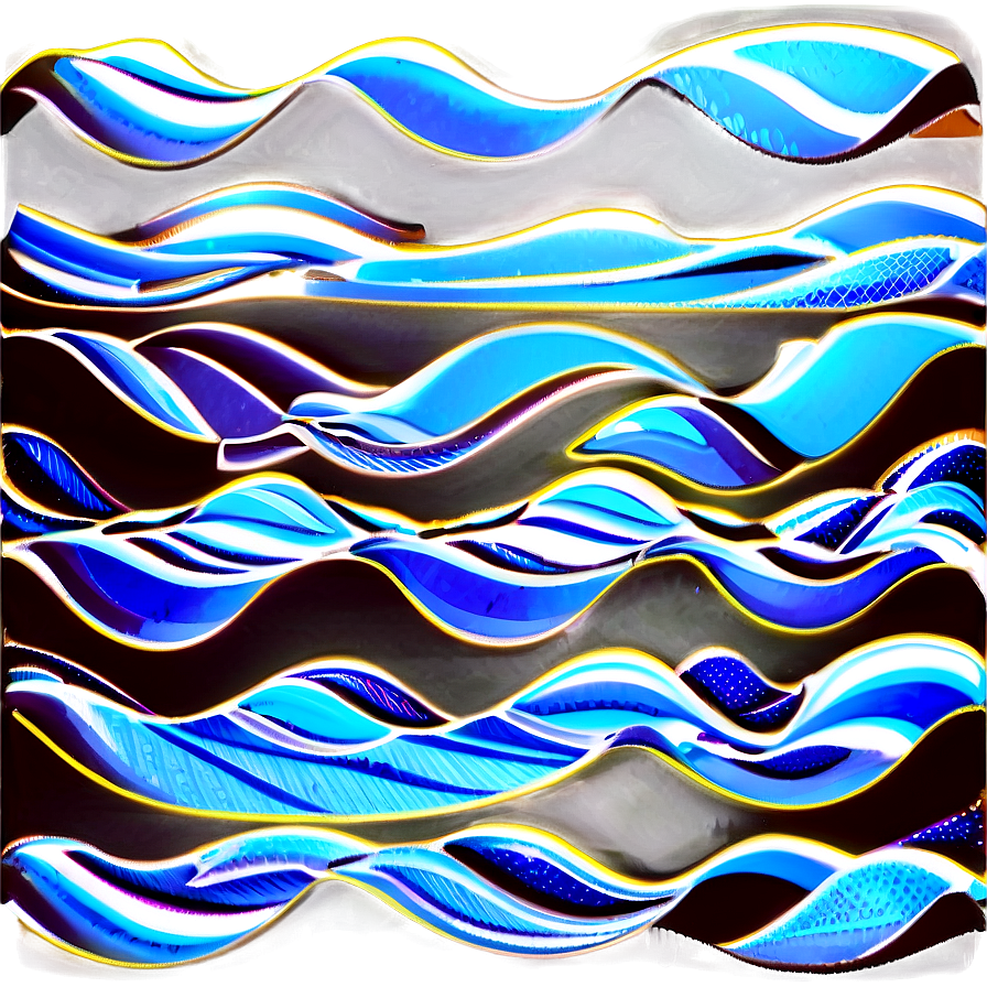 Contemporary Wave Pattern Png Vvq32 PNG image