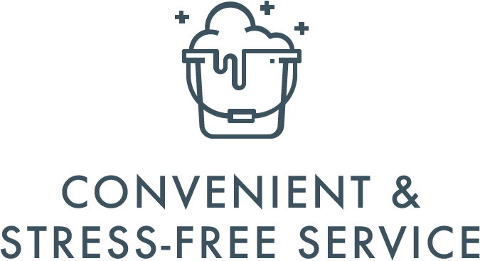 Convenient Stress Free Service Slogan PNG image