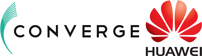 Converge Huawei Partnership Logo PNG image