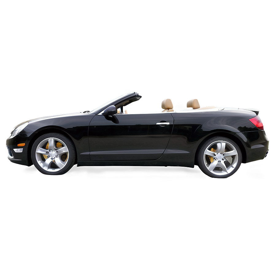 Convertible Black Car Png 06262024 PNG image