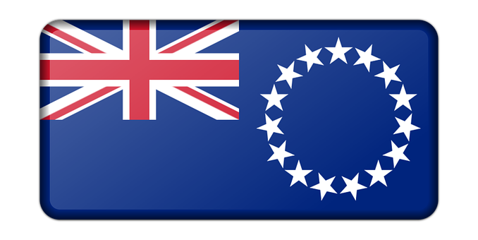 Cook Islands Flag Graphic PNG image