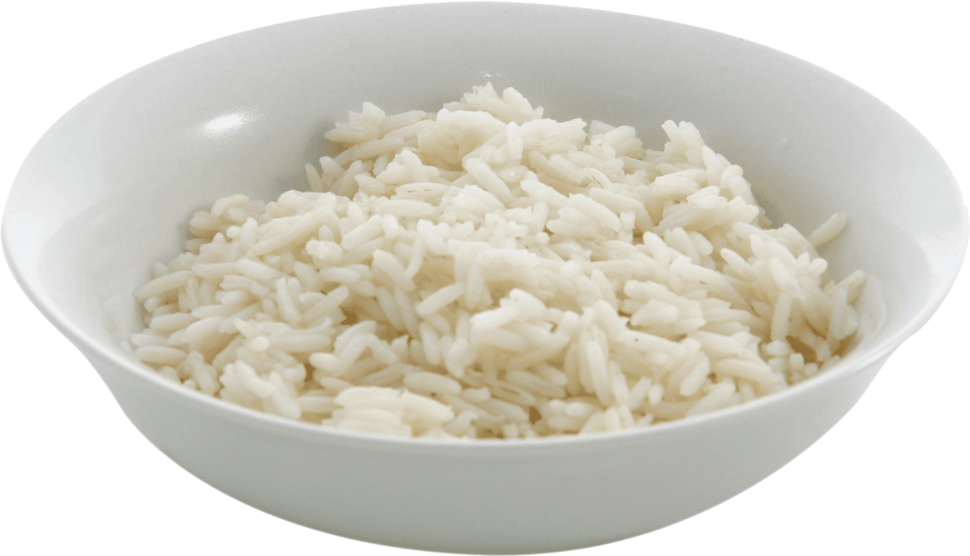 Cooked White Ricein Bowl PNG image