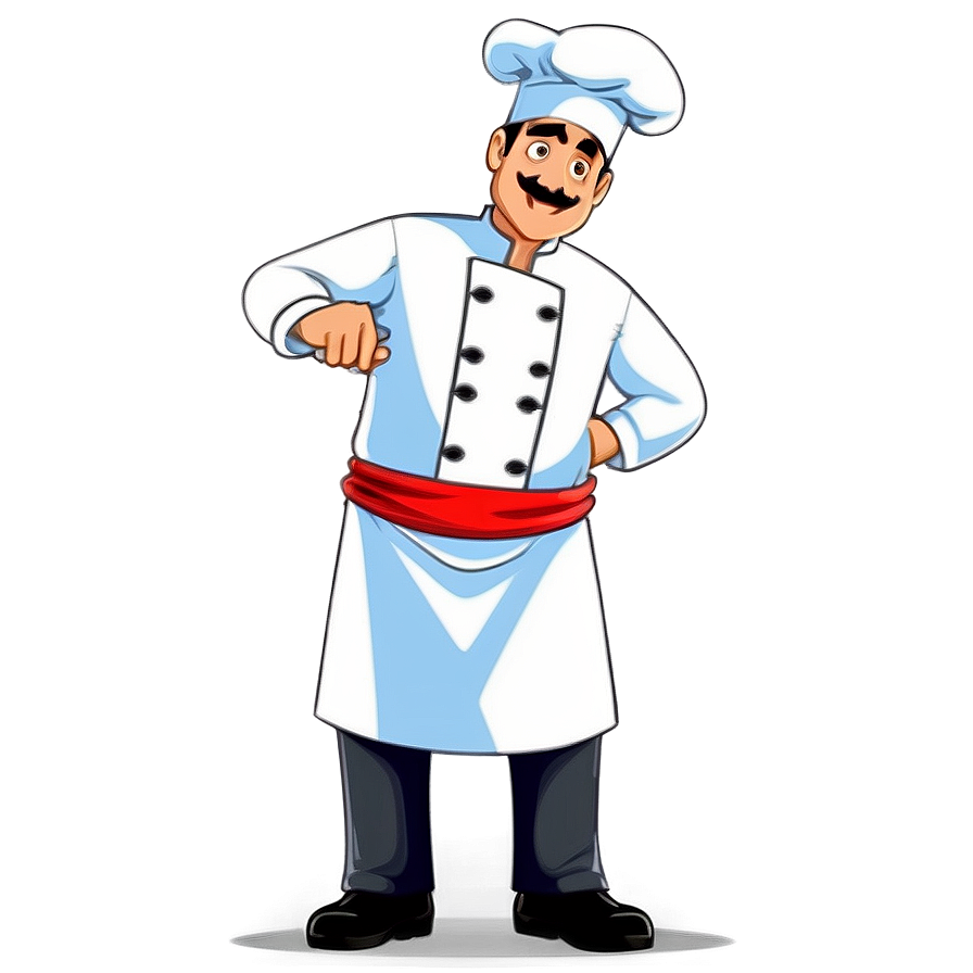 Cooking And Chef Cartoon Character Png Qjh PNG image