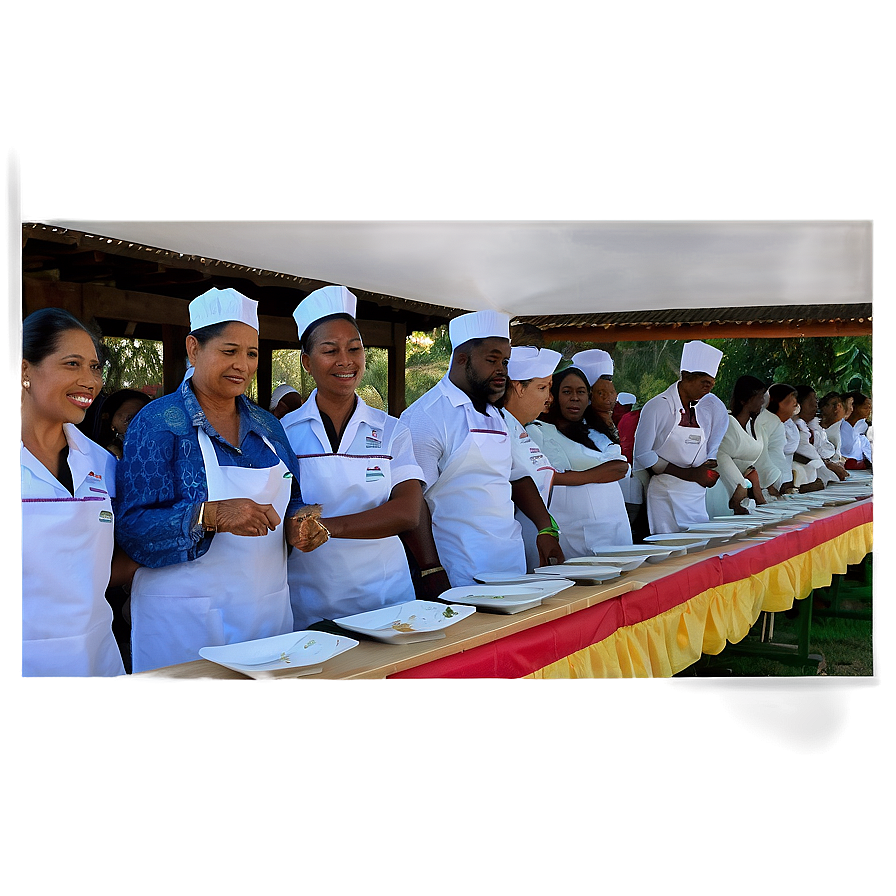 Cooking Demonstration Crowd Png 06242024 PNG image