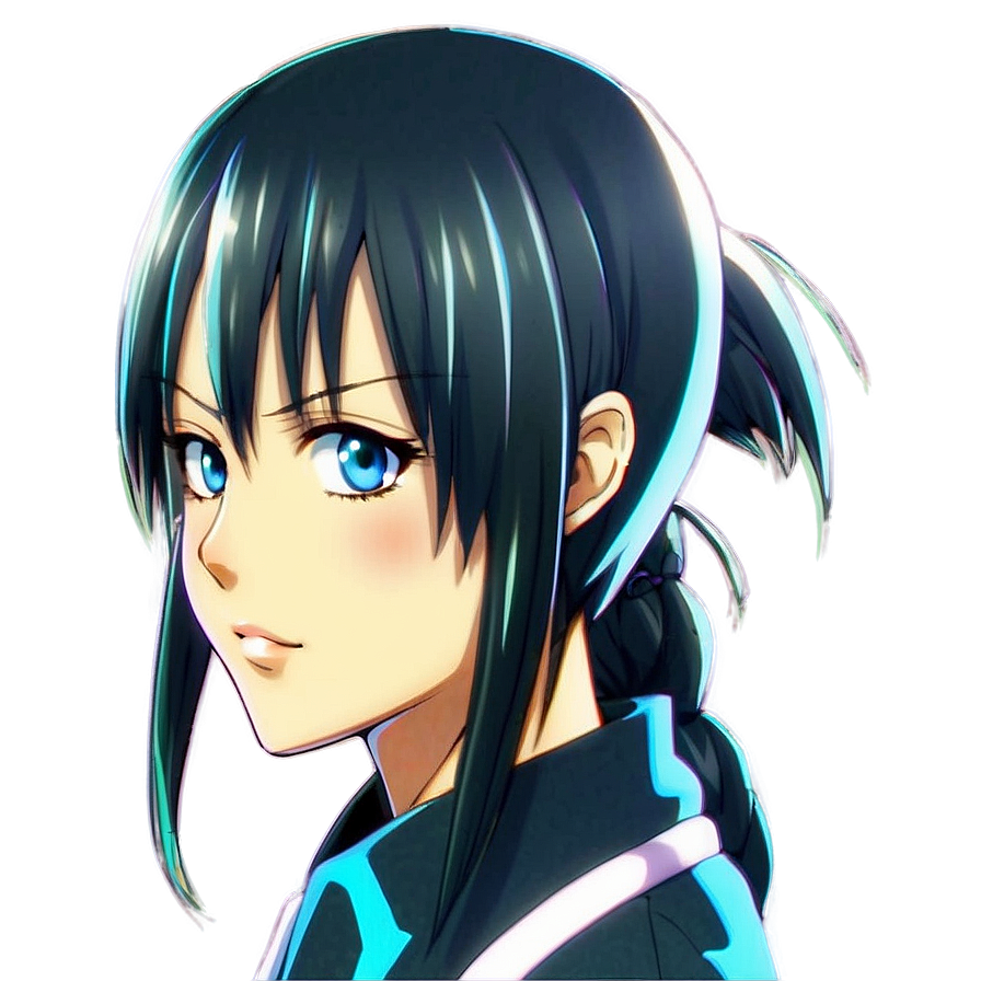 Cool Anime Head Art Png 06272024 PNG image