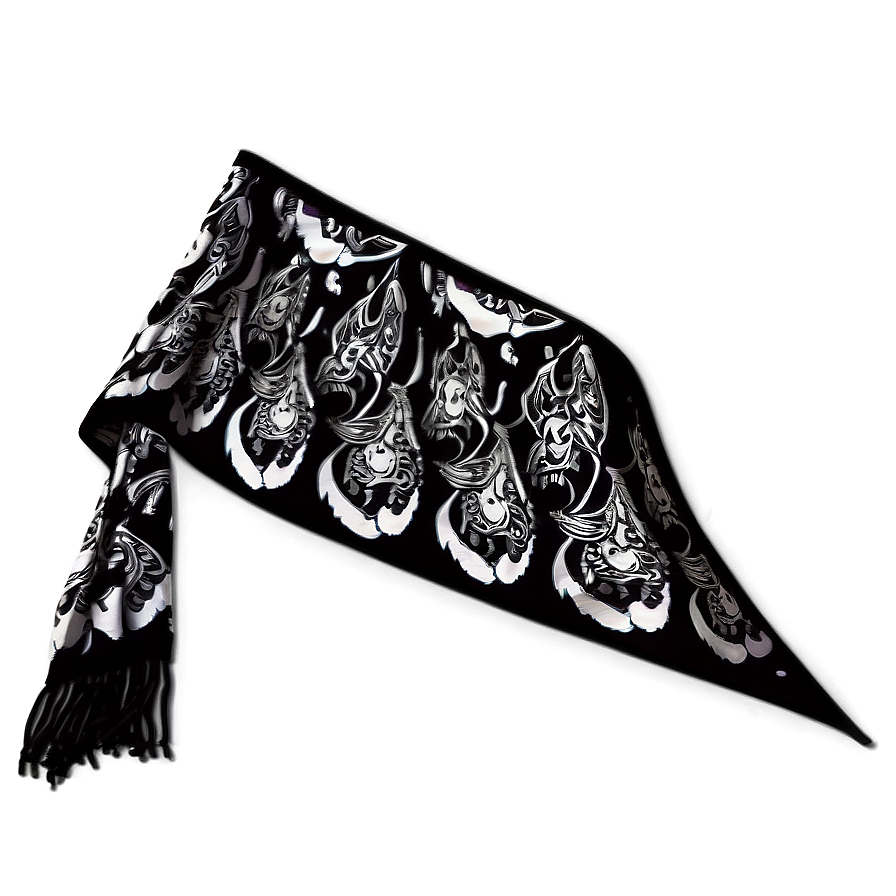 Cool Black Bandana Look Png Slx31 PNG image