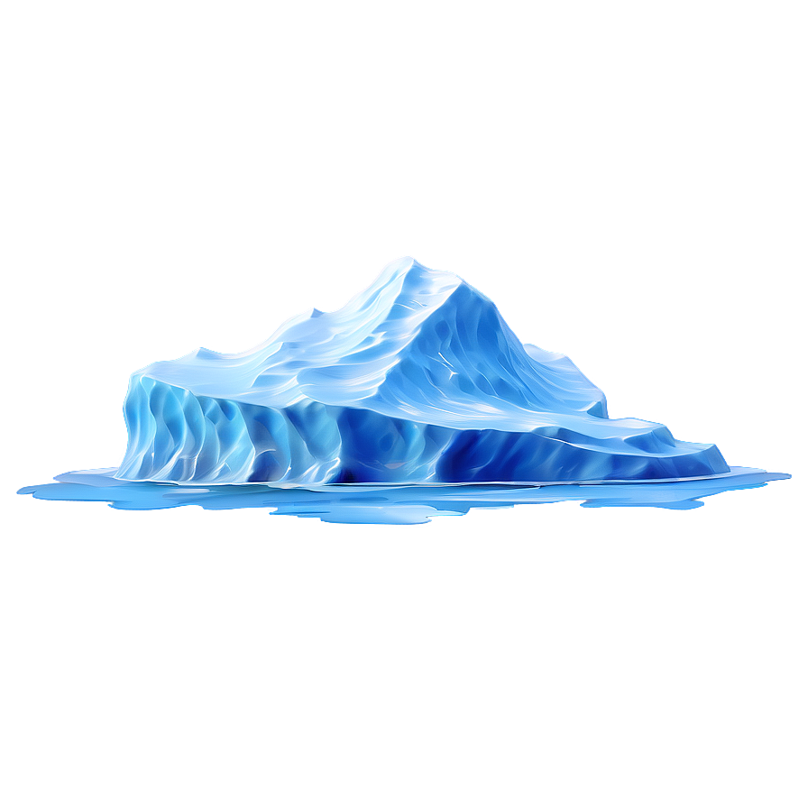 Cool Blue Iceberg Png 05062024 PNG image