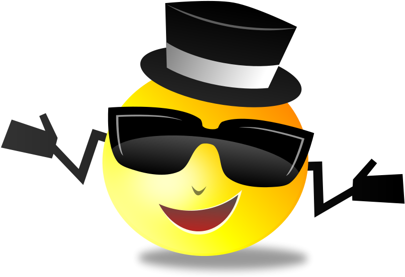 Cool_ Emoji_ With_ Hat_ And_ Sunglasses PNG image