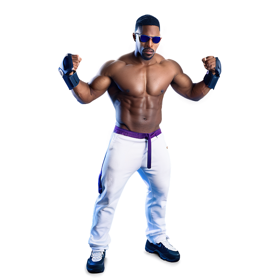 Cool Guy In A Battle Pose Png 06252024 PNG image