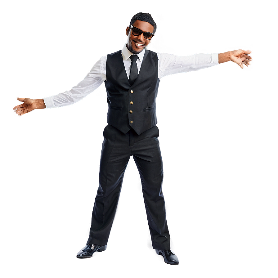 Cool Guy In A Dance Pose Png Pbv PNG image