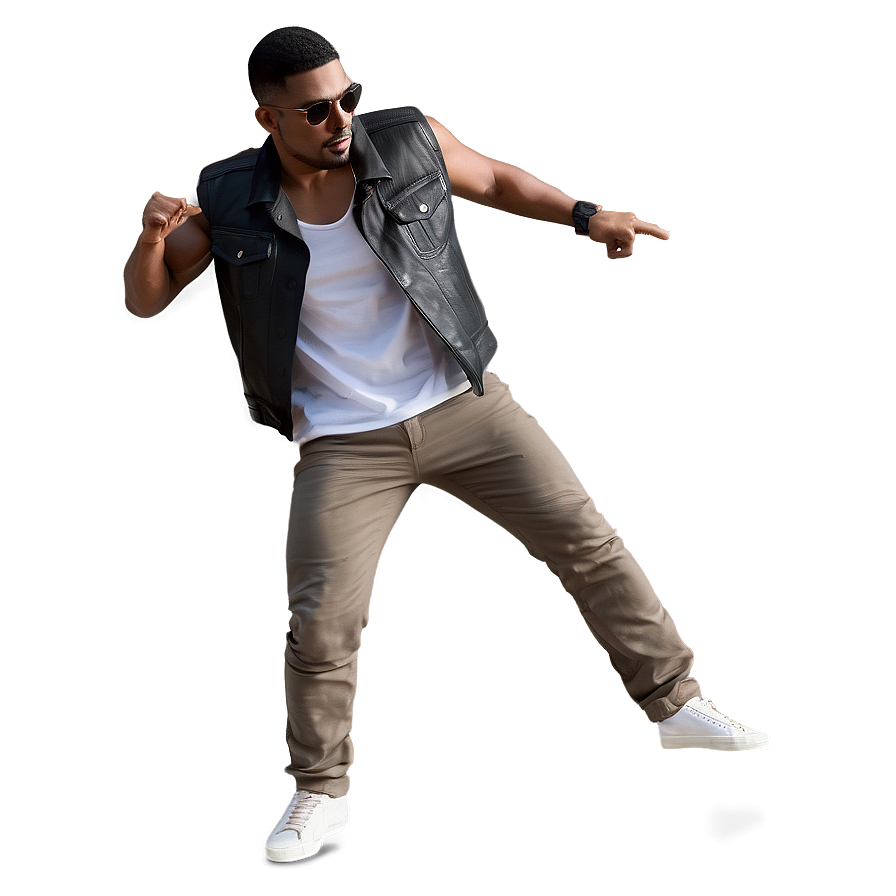 Cool Guy In Action Scene Png Kkc51 PNG image