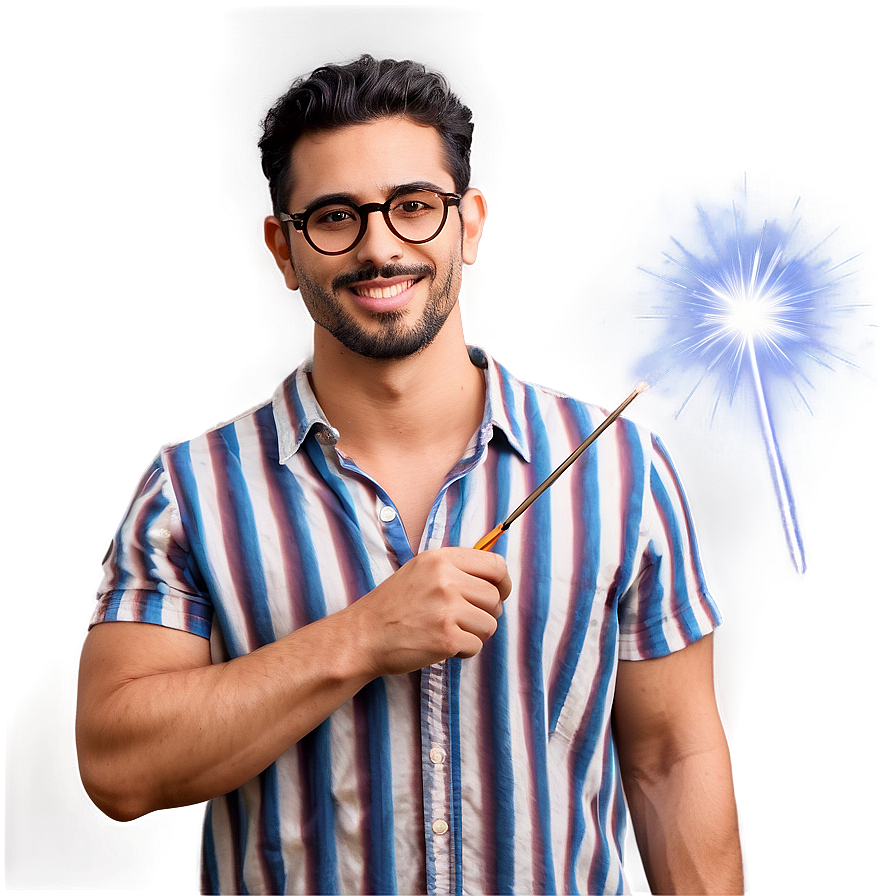 Cool Guy With A Magic Wand Png 90 PNG image