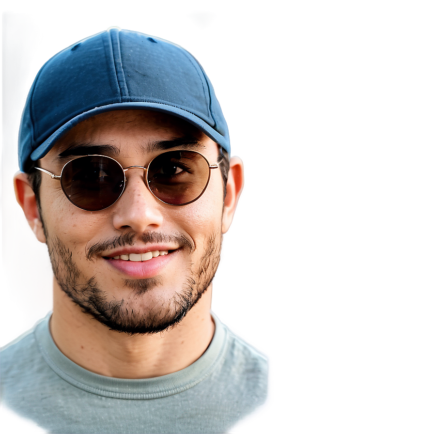 Cool Guy With Cap Png Gnh37 PNG image