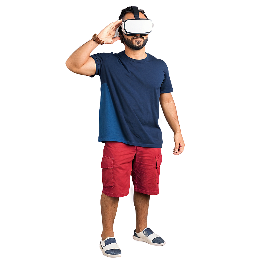 Cool Guy With Virtual Reality Png Jaa72 PNG image