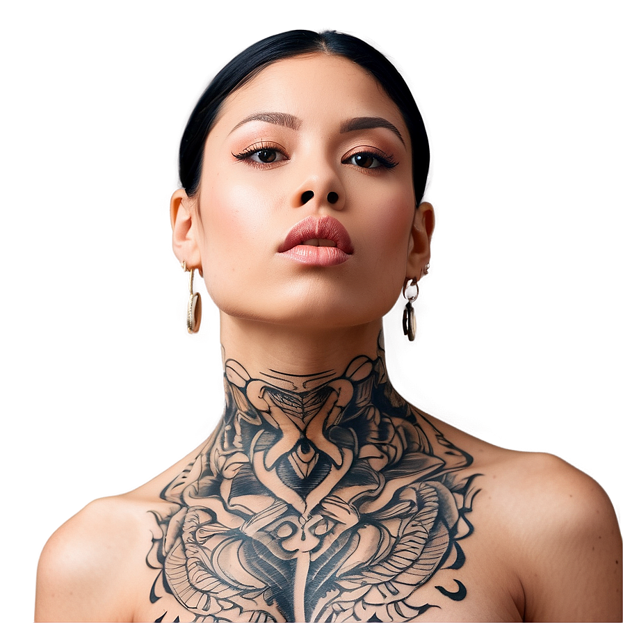 Cool Neck Tattoo Inspirations Png 86 PNG image