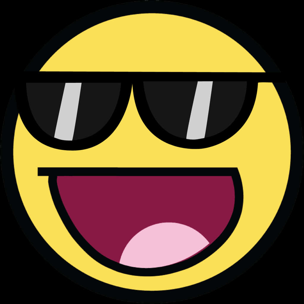 Cool Sunglasses Emoji PNG image