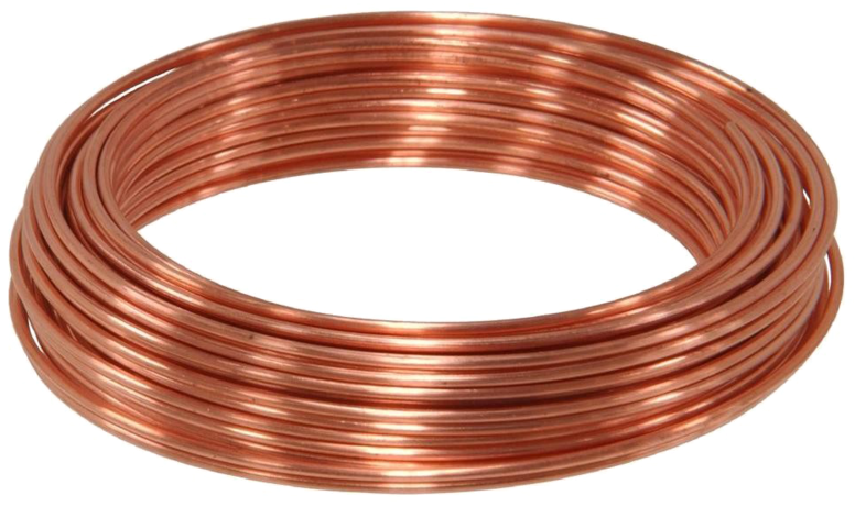 Copper Coil Closeup PNG image