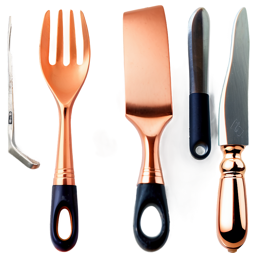 Copper Cooking Utensils Png Pll81 PNG image