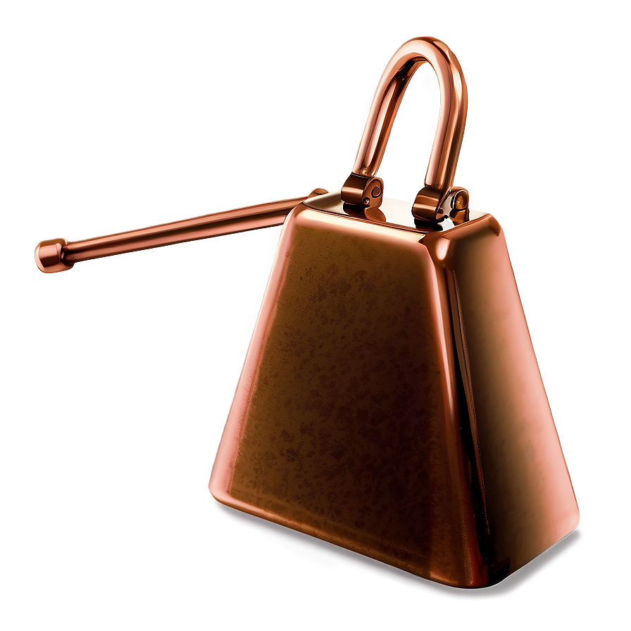 Copper Cowbell Graphic Png 62 PNG image