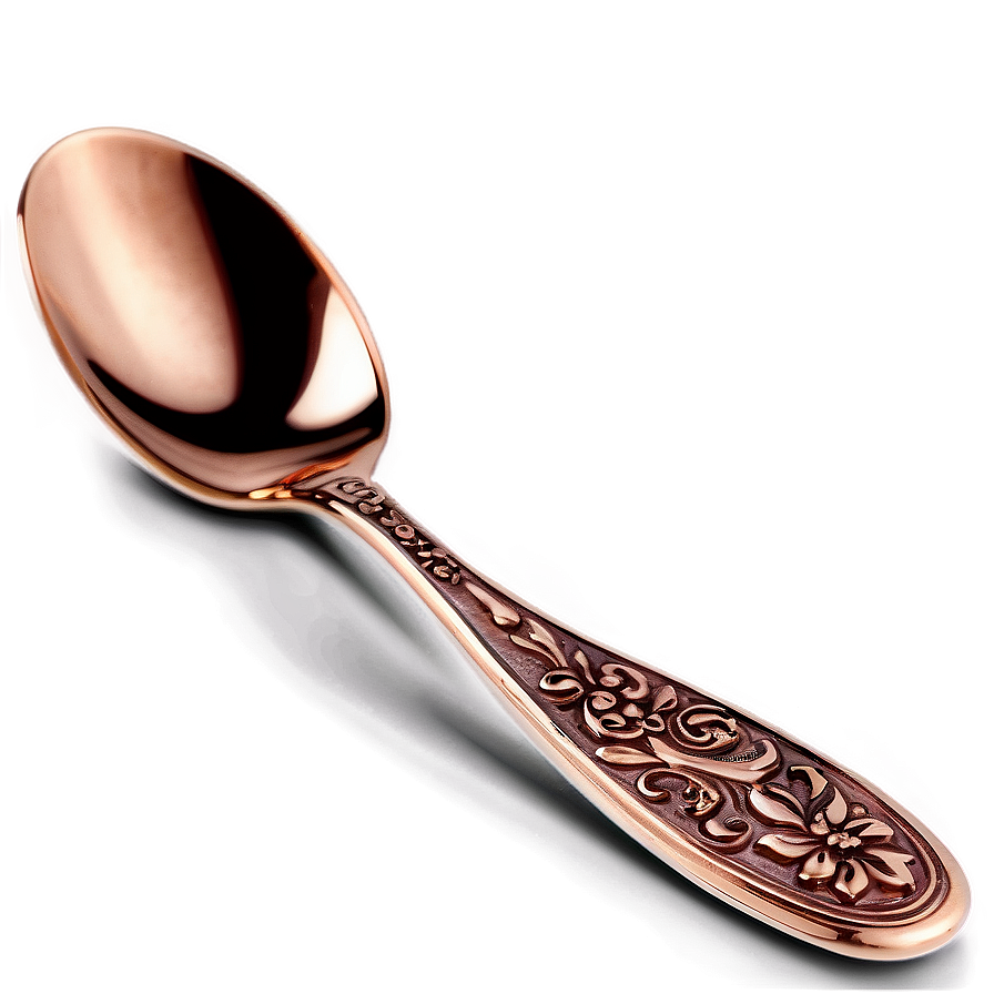 Copper Finish Teaspoon Png Cni PNG image