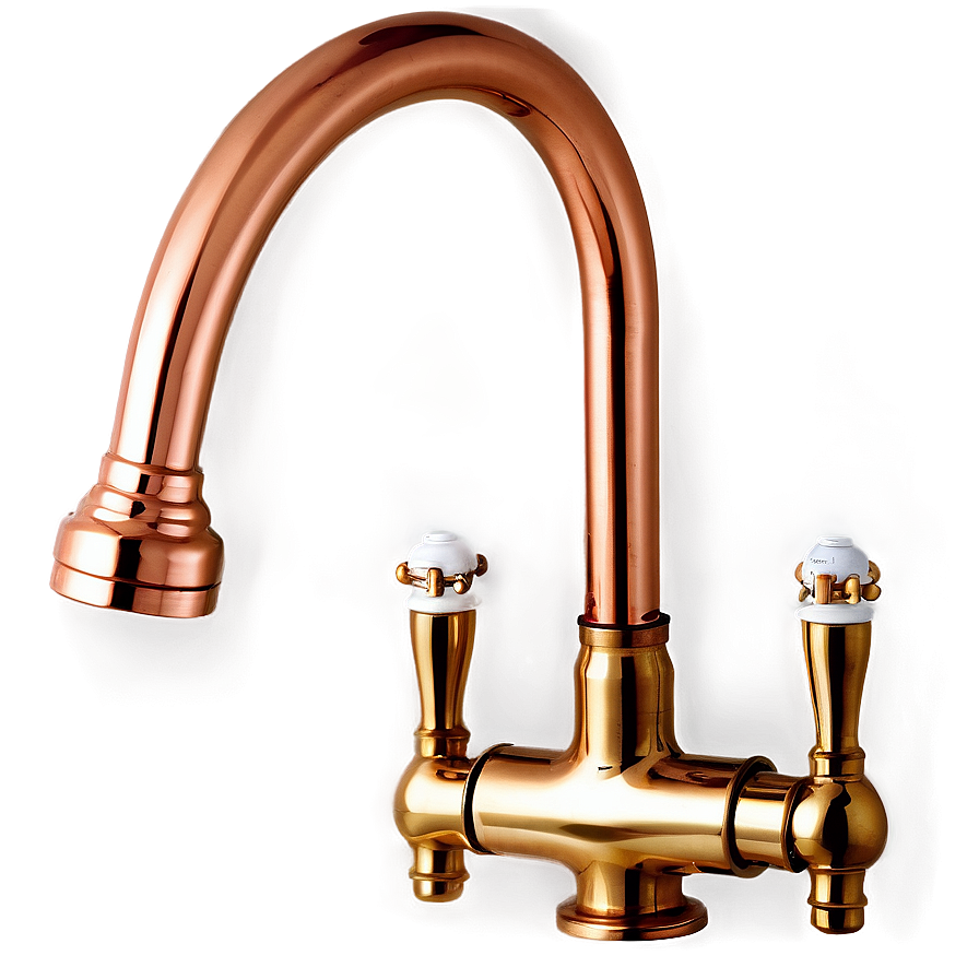 Copper Kitchen Tap Png 06262024 PNG image