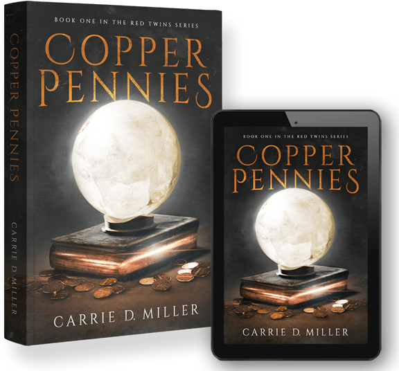 Copper Pennies Book Cover PNG image