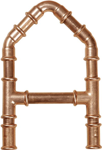 Copper Pipe Assembly PNG image