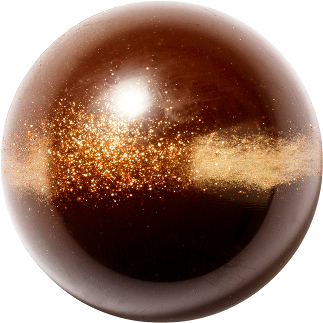 Copper Sphere Glittering Texture PNG image