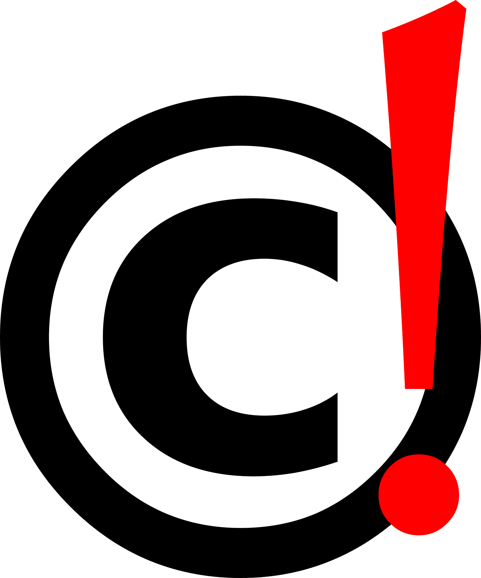 Copyright Exclamation Symbol PNG image