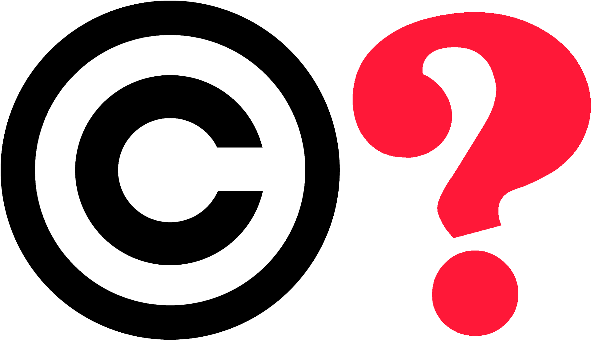 Copyright Question Concept PNG image