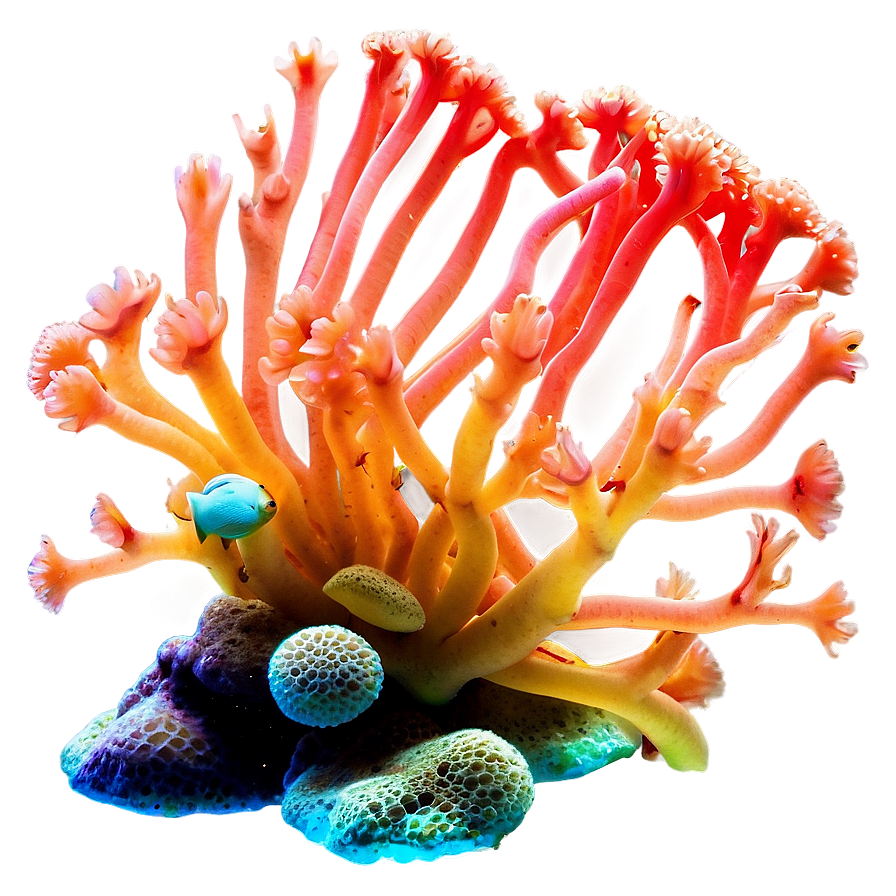 Coral Reef Bioluminescence Png Kjs51 PNG image