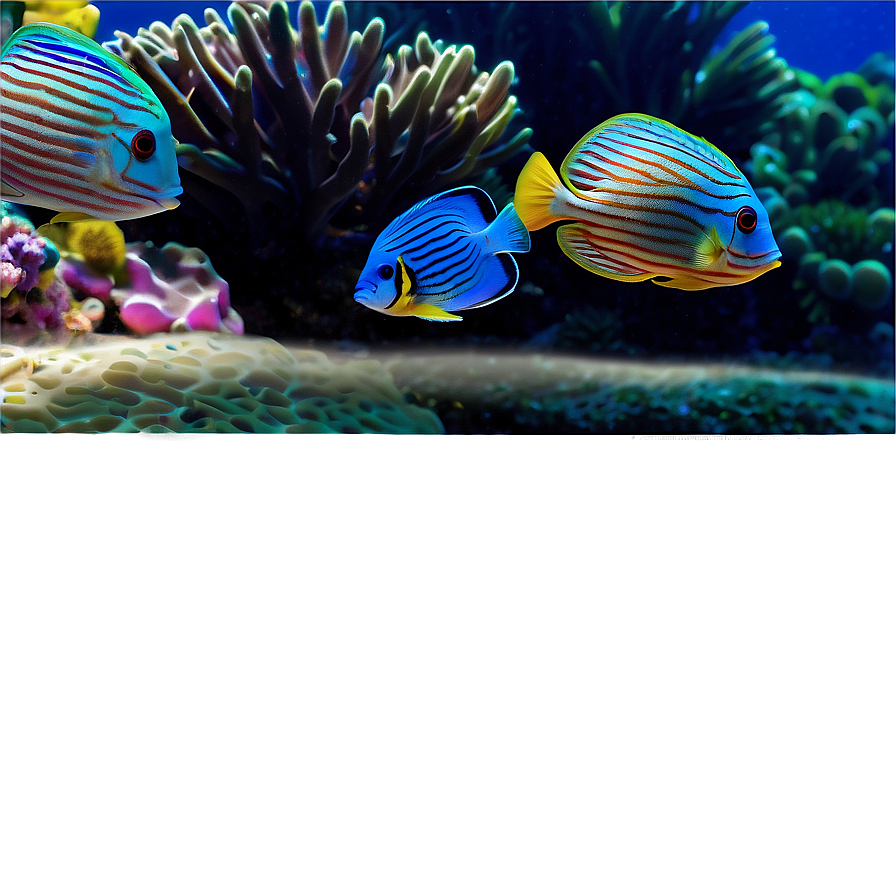 Coral Reef Fish Png Wqb PNG image