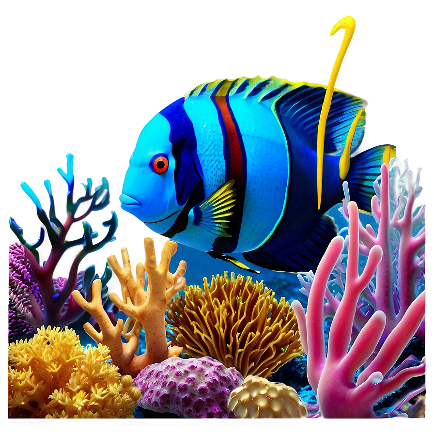 Coral Reef Scene Png Mbv37 PNG image