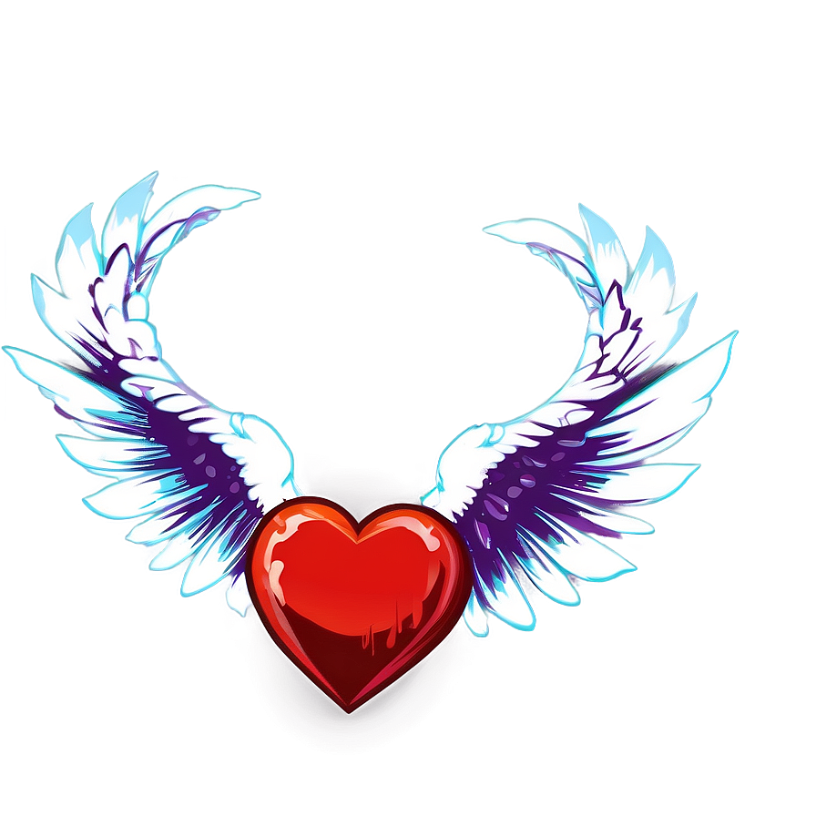 Corazon With Wings Png 05232024 PNG image