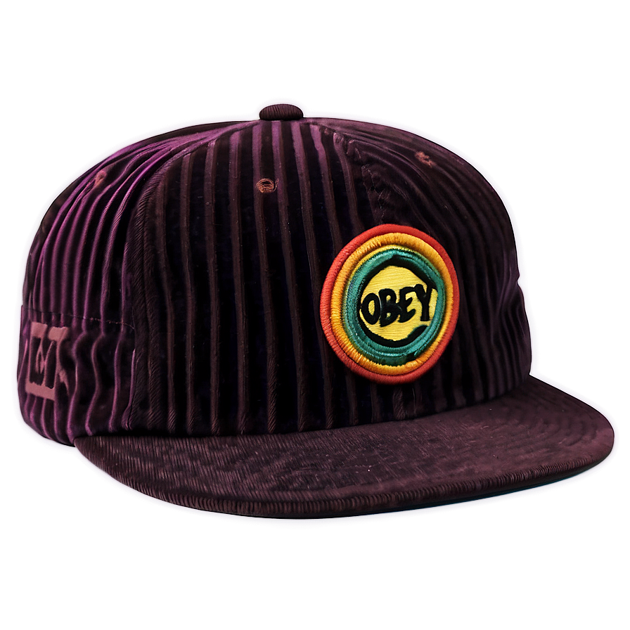 Corduroy Obey Hat Png Vid50 PNG image