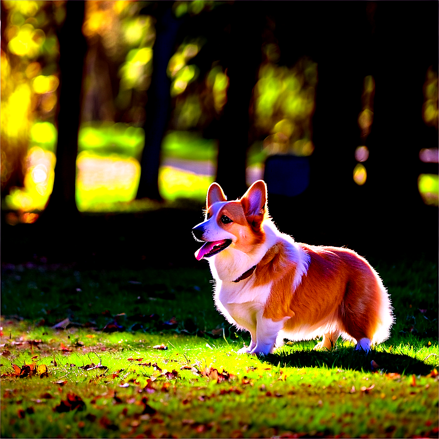 Corgi In Park Png 43 PNG image