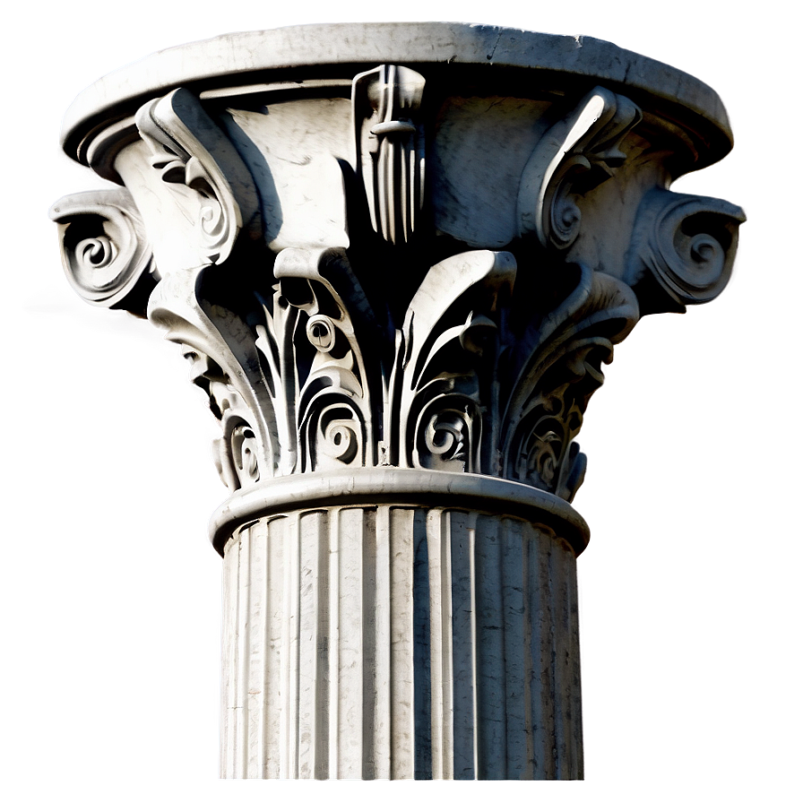 Corinthian Greek Column Png 06212024 PNG image