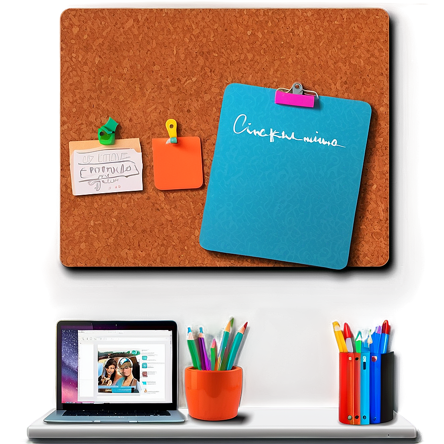 Cork Board For Home Office Png 06202024 PNG image