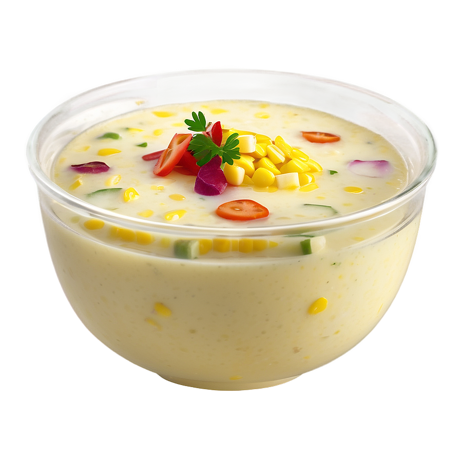 Corn Chowder Delight Png 05242024 PNG image