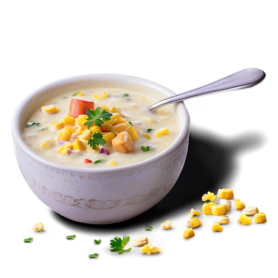 Corn Chowder Delight Png Prc88 PNG image