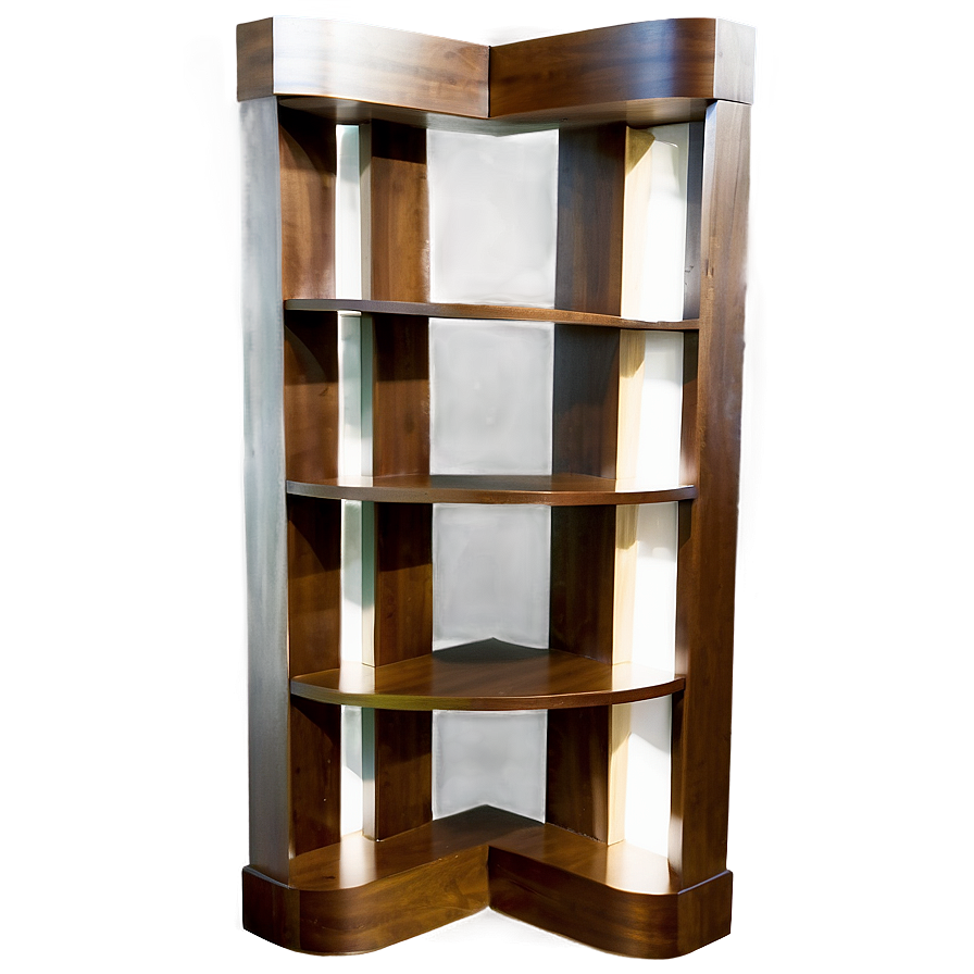 Corner Bookshelf Png 05242024 PNG image