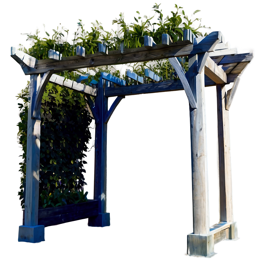 Corner Garden Pergola Png 06132024 PNG image