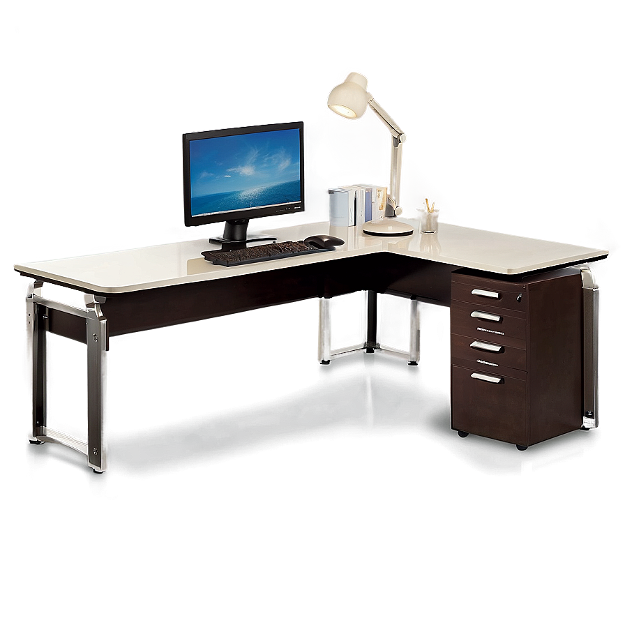 Corner Office Table Png 06262024 PNG image