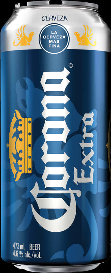 Corona Extra Beer Can Design PNG image