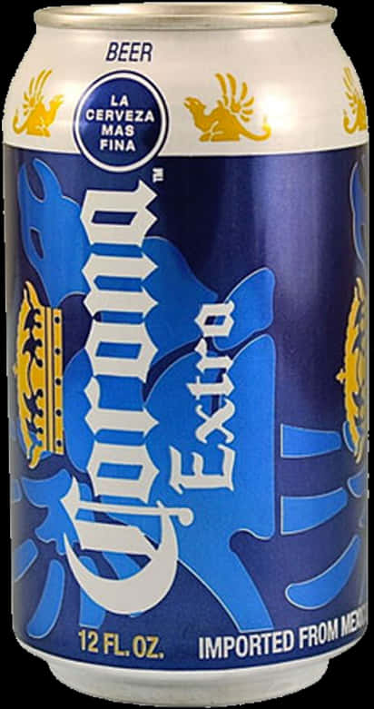 Corona Extra Beer Can PNG image