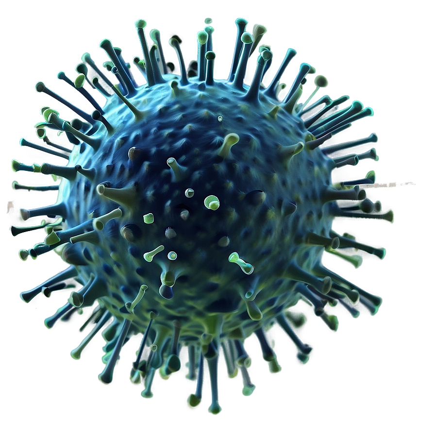 Coronavirus Sars-cov-2 Particle Png 05262024 PNG image