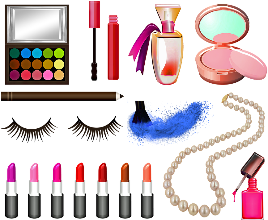 Cosmeticsand Accessories Collection PNG image