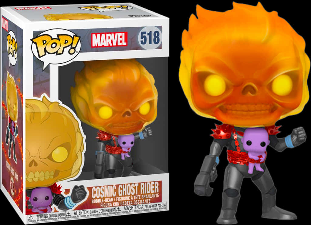Cosmic Ghost Rider Funko Pop PNG image